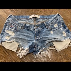 Hollister Shorty Short Jean Cut Offs